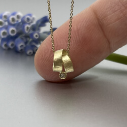 Anhänger "Eila" - Gelbgold Bild 2