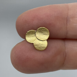 Ohrstecker "Meili" - Gold & Silber Bild 2