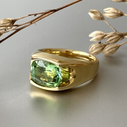 Ring "Sarah" - 750 Gold & Turmalin Bild 2