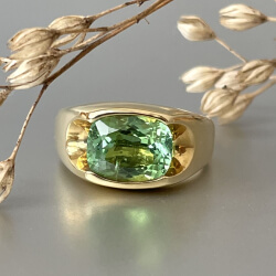 Ring "Sarah" - 750 Gold & Turmalin Bild 1