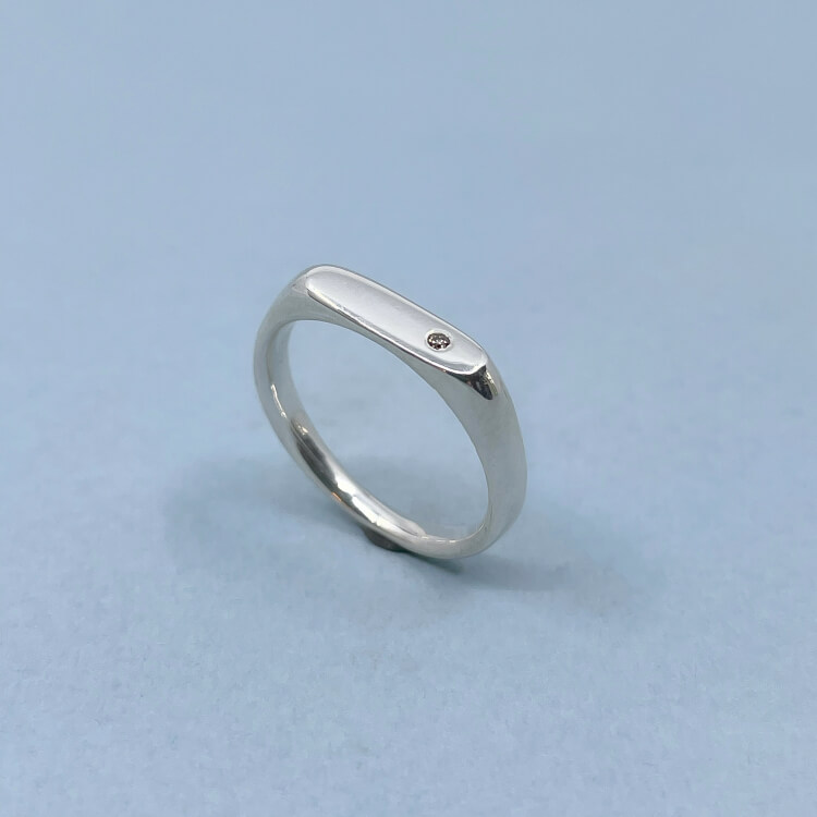 Ring "Cleo" - aus 925 Silber mit Brillant