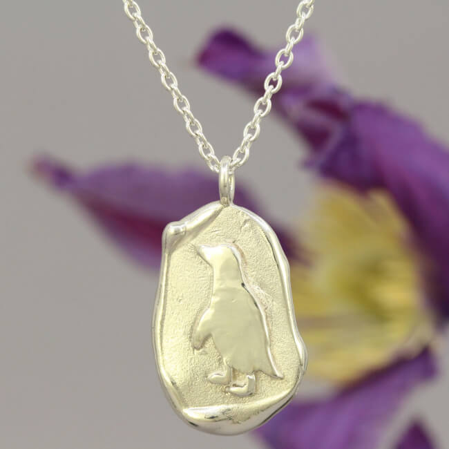 Anhänger "Pinguin" aus 925 Silber Bild 1