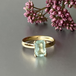 Ring "Isabella" - 750 Gold & Smaragd Bild 3 Ring mit Smaragd